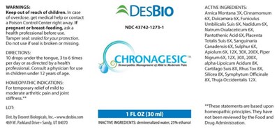 DSRT612 Chronagesic 8-6-18.jpg Chronagesic - DSRT612 Chronagesic 8 6 18